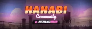 Anime Rooftop Painted rendered as a twitch panel at 320 by 100 pixels