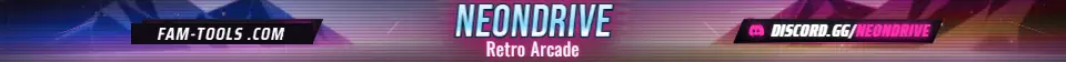 Arcade Grid Anime rendered as a fivem info banner at 1865 by 108 pixels