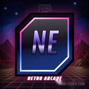 Arcade Grid Photoreal rendered as a discord profile picture at 300 by 300 pixels