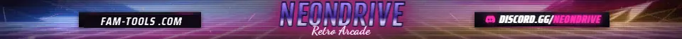 Arcade Grid Photoreal rendered as a fivem info banner at 1865 by 108 pixels