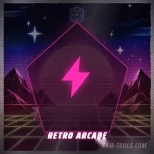 Arcade Grid Painted rendered as a discord profile picture at 300 by 300 pixels