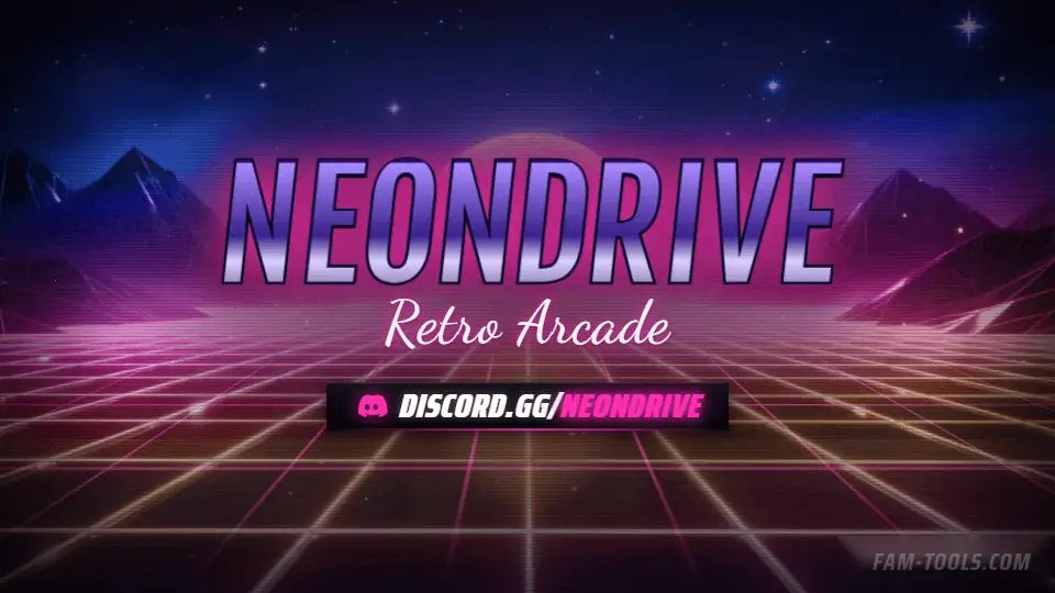 Arcade Grid Photoreal rendered as a twitch offline screen at 1920 by 1080 pixels