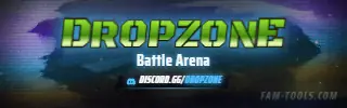 Battle Drop Grunge rendered as a twitch panel at 320 by 100 pixels