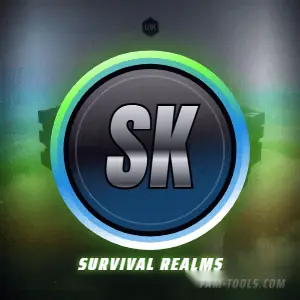Blocky Isles Photoreal rendered as a discord profile picture at 300 by 300 pixels