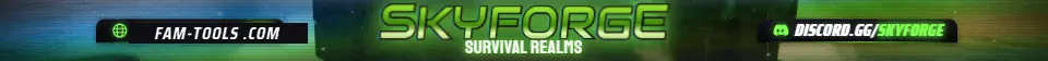 Blocky Isles Grunge rendered as a fivem info banner at 1865 by 108 pixels