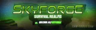 Blocky Isles Grunge rendered as a twitch panel at 320 by 100 pixels