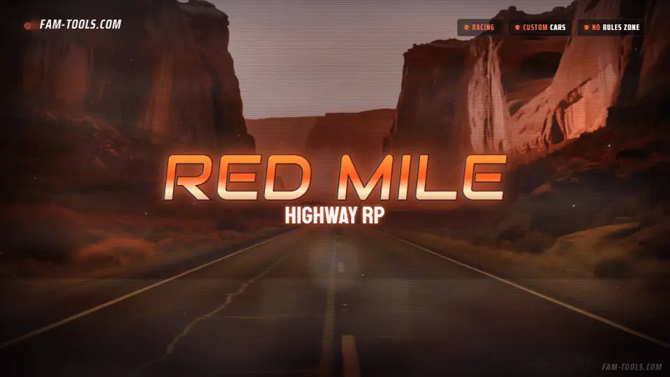 Canyon Highway Grunge rendered as a fivem loading screen at 1920 by 1080 pixels