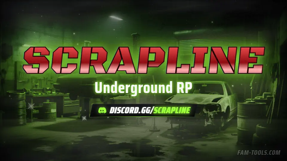 Chop Shop Grunge rendered as a twitch offline screen at 1920 by 1080 pixels