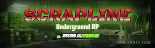 Chop Shop Grunge rendered as a twitch panel at 320 by 100 pixels