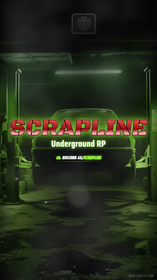 Chop Shop Grunge rendered as a story / reel at 1080 by 1920 pixels