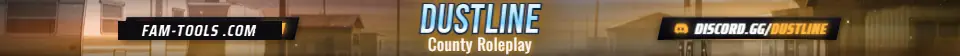 Desert Trailer Anime rendered as a fivem info banner at 1865 by 108 pixels