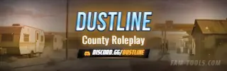 Desert Trailer Anime rendered as a twitch panel at 320 by 100 pixels