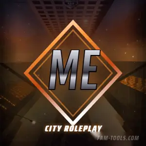 Downtown Dusk Photoreal rendered as a discord profile picture at 300 by 300 pixels