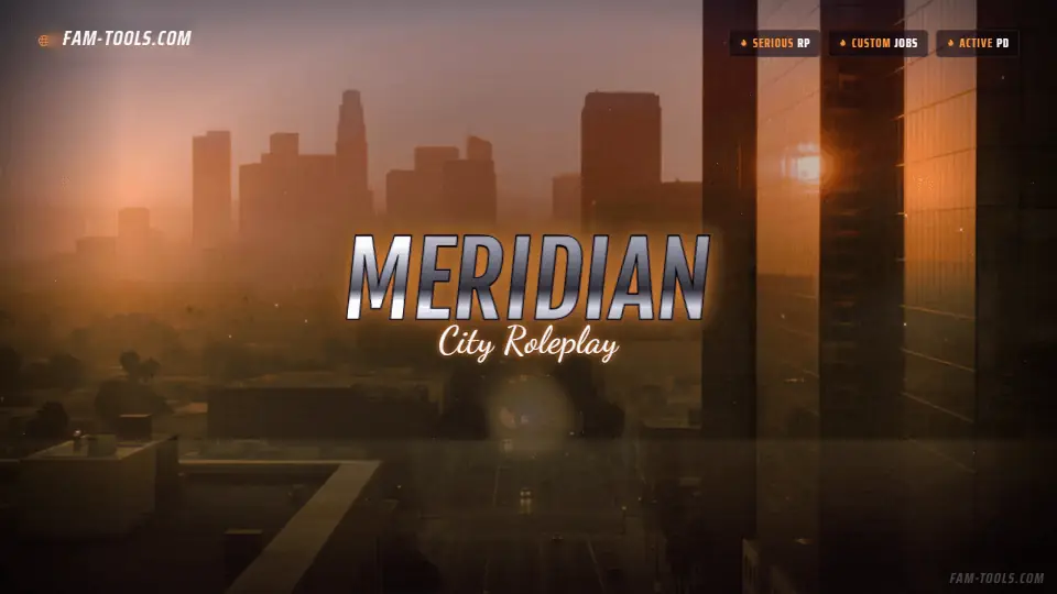 Downtown Dusk Photoreal rendered as a fivem loading screen at 1920 by 1080 pixels