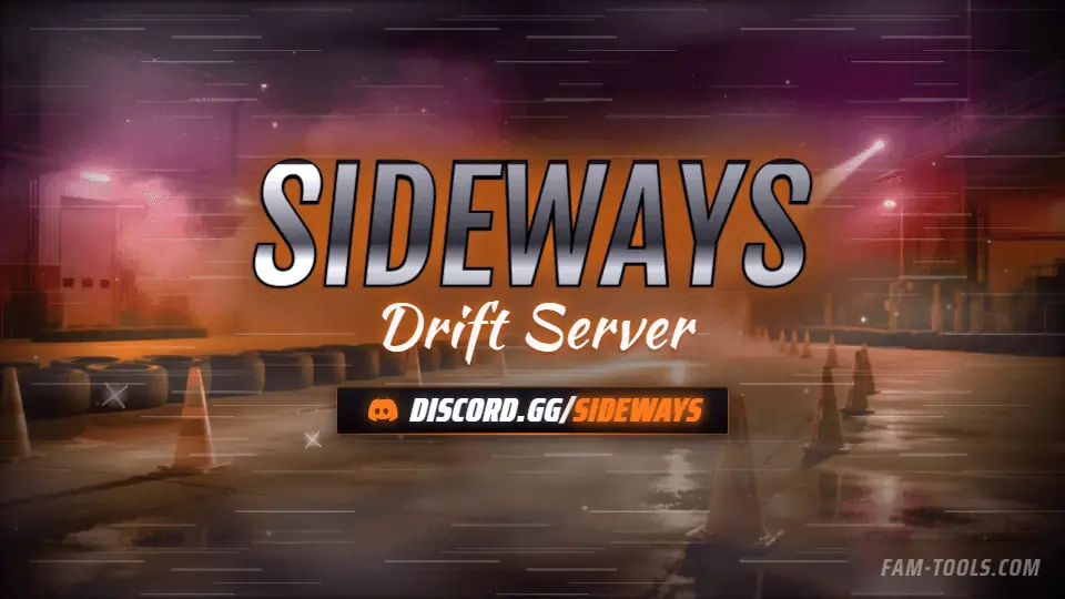 Drift Night Photoreal rendered as a discord server banner at 960 by 540 pixels