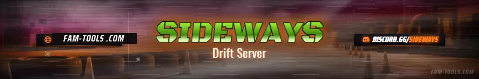 Drift Night Grunge laid out as a connecting banner