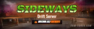 Drift Night Grunge rendered as a twitch panel at 320 by 100 pixels