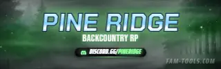 Foggy Forest Road Anime rendered as a twitch panel at 320 by 100 pixels