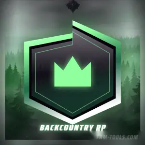 Foggy Forest Road Painted rendered as a discord profile picture at 300 by 300 pixels