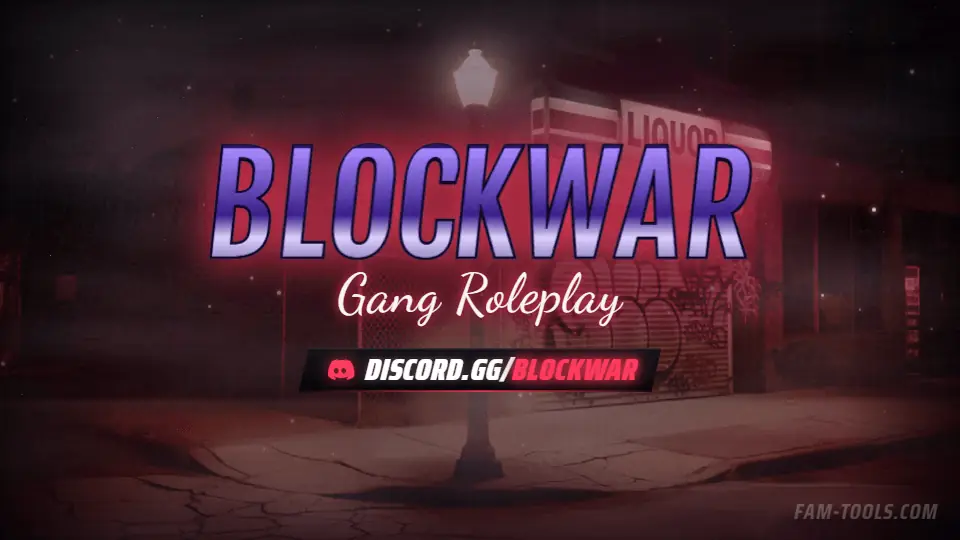 Gang Corner Photoreal rendered as a discord server banner at 960 by 540 pixels