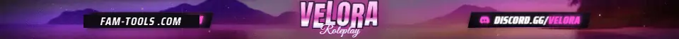 Neon Shore Photoreal rendered as a fivem info banner at 1865 by 108 pixels