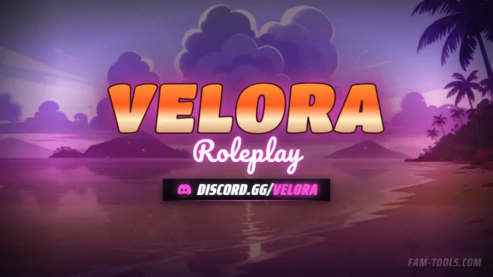 Neon Shore Painted rendered as a discord server banner at 960 by 540 pixels