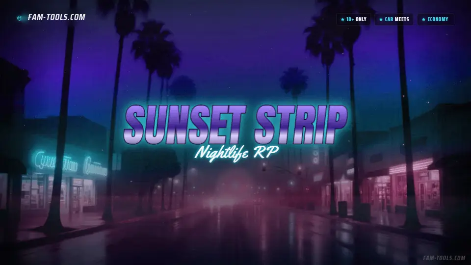 Palm Boulevard Photoreal rendered as a fivem loading screen at 1920 by 1080 pixels