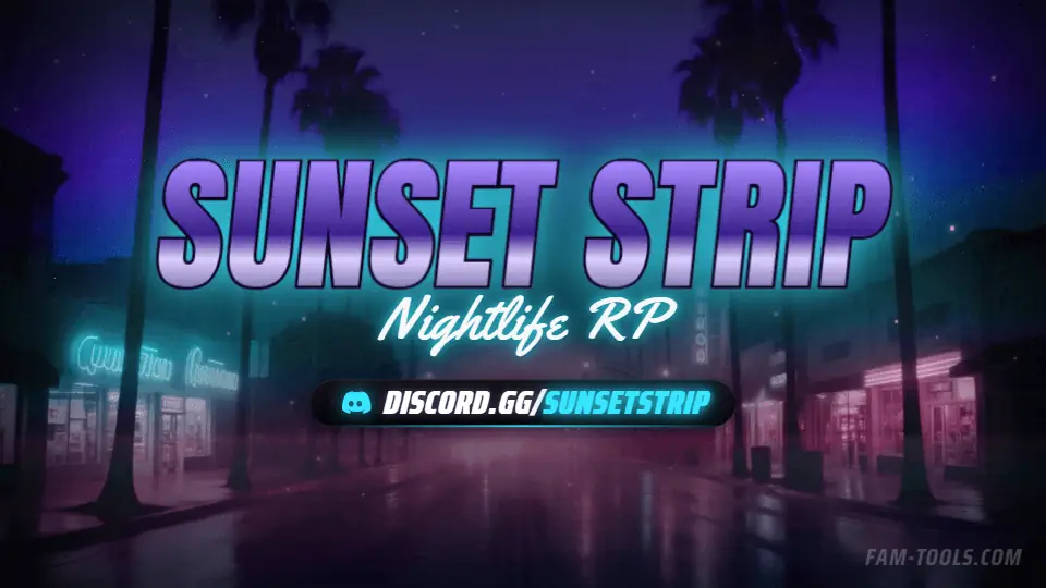 Palm Boulevard Photoreal rendered as a twitch offline screen at 1920 by 1080 pixels