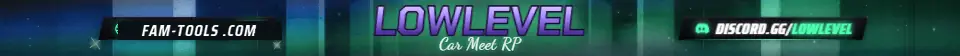 Parking Meet Anime rendered as a fivem info banner at 1865 by 108 pixels