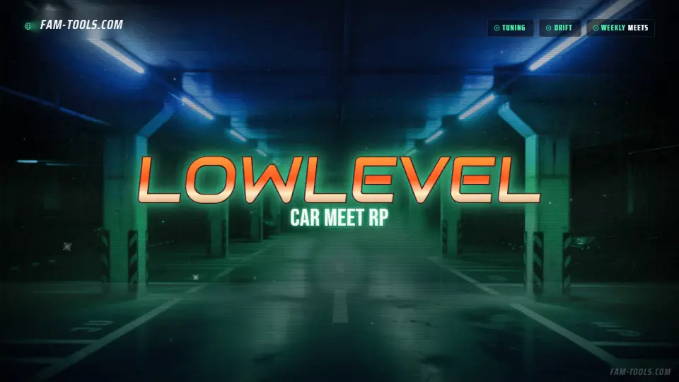 Parking Meet Grunge rendered as a fivem loading screen at 1920 by 1080 pixels