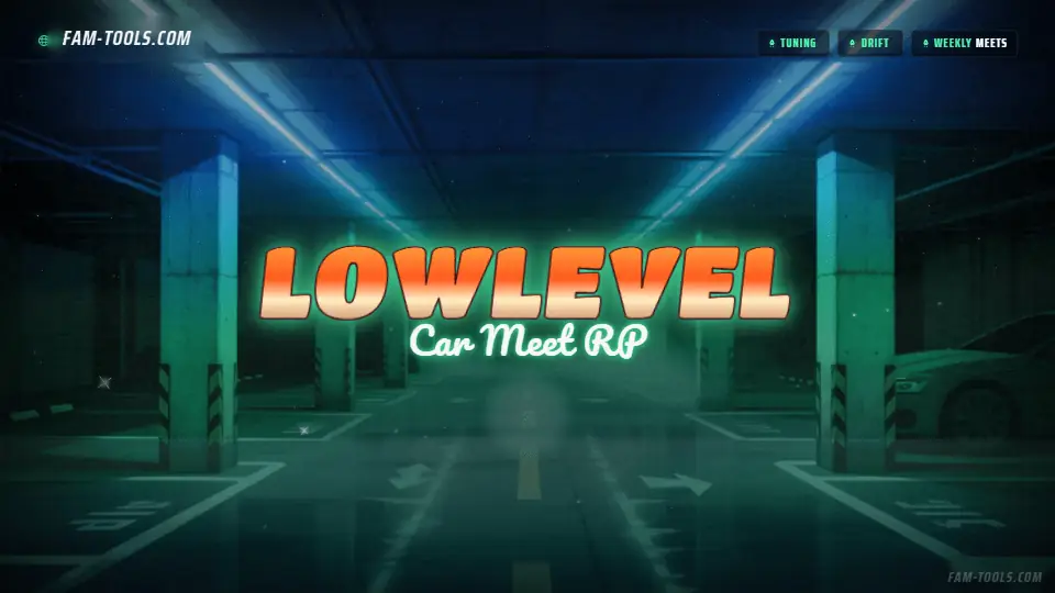 Parking Meet Painted rendered as a fivem loading screen at 1920 by 1080 pixels