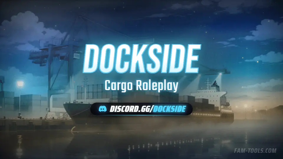Port Cranes Anime rendered as a discord server banner at 960 by 540 pixels