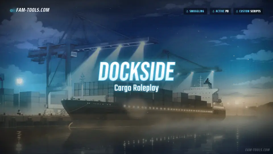 Port Cranes Anime rendered as a fivem loading screen at 1920 by 1080 pixels