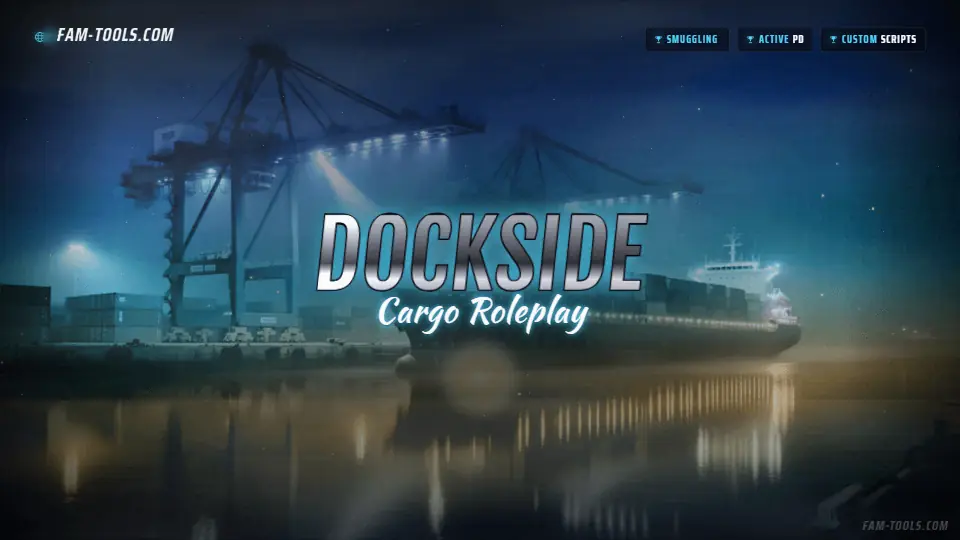 Port Cranes Photoreal rendered as a fivem loading screen at 1920 by 1080 pixels