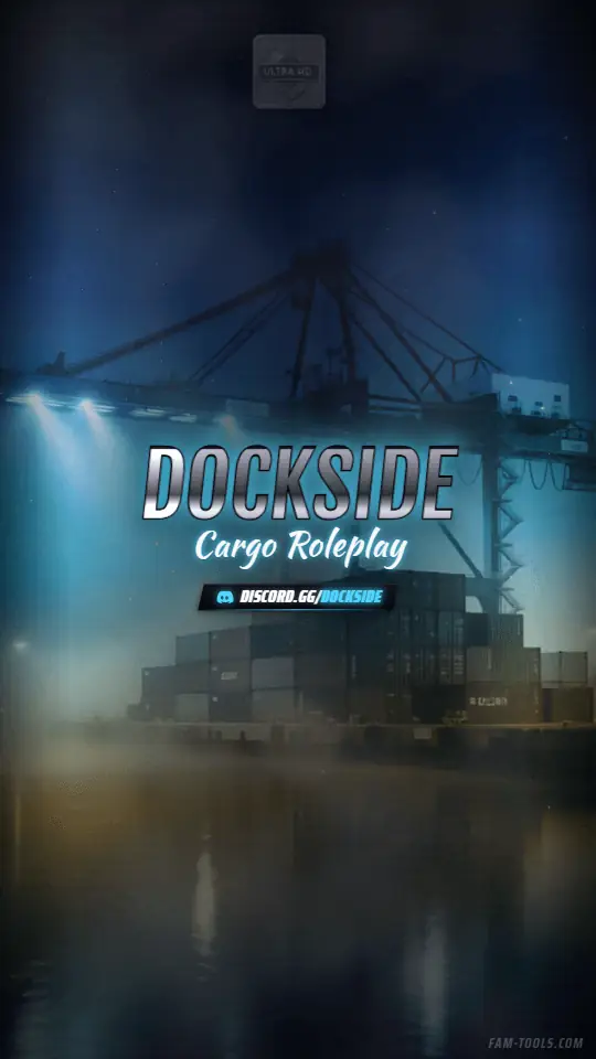Port Cranes Photoreal rendered as a story / reel at 1080 by 1920 pixels