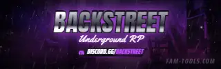 Rain Alley Photoreal rendered as a twitch panel at 320 by 100 pixels