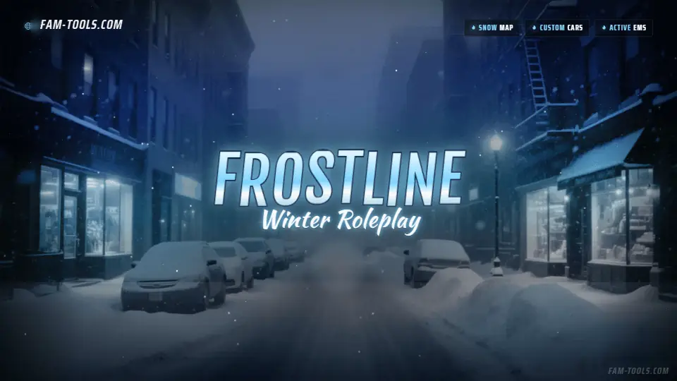 Snow City Photoreal rendered as a fivem loading screen at 1920 by 1080 pixels