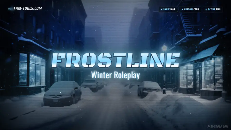 Snow City Grunge rendered as a fivem loading screen at 1920 by 1080 pixels