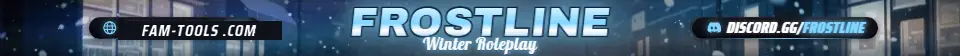Snow City Painted rendered as a fivem info banner at 1865 by 108 pixels