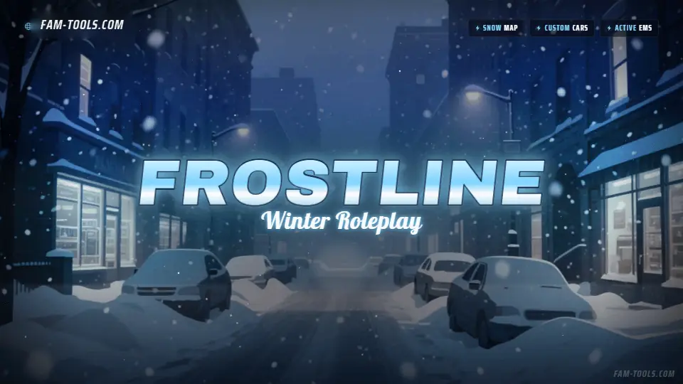 Snow City Painted rendered as a fivem loading screen at 1920 by 1080 pixels