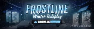 Snow City Photoreal rendered as a twitch panel at 320 by 100 pixels