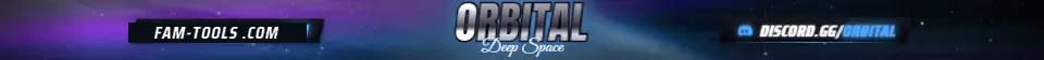 Space Orbit Photoreal rendered as a fivem info banner at 1865 by 108 pixels