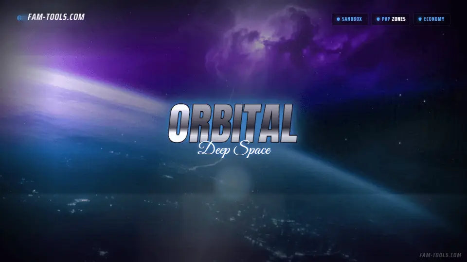 Space Orbit Photoreal rendered as a fivem loading screen at 1920 by 1080 pixels