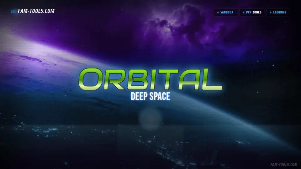 Space Orbit Grunge rendered as a fivem loading screen at 1920 by 1080 pixels