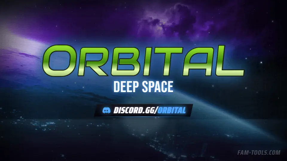 Space Orbit Grunge rendered as a twitch offline screen at 1920 by 1080 pixels