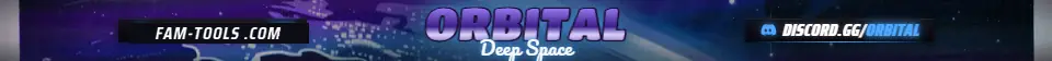 Space Orbit Painted rendered as a fivem info banner at 1865 by 108 pixels