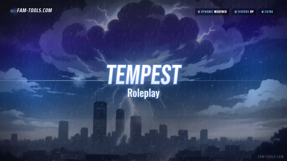 Storm Skyline Anime rendered as a fivem loading screen at 1920 by 1080 pixels