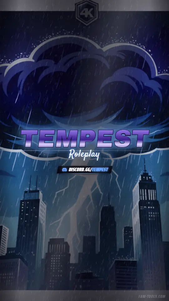 Storm Skyline Painted rendered as a story / reel at 1080 by 1920 pixels