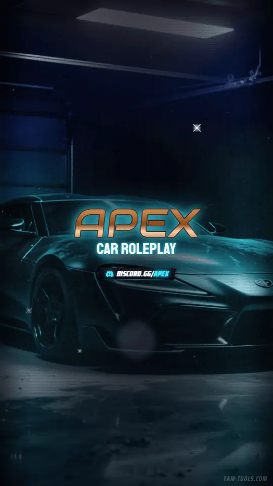Supercar Garage Grunge rendered as a story / reel at 1080 by 1920 pixels