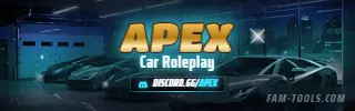 Supercar Garage Painted rendered as a twitch panel at 320 by 100 pixels
